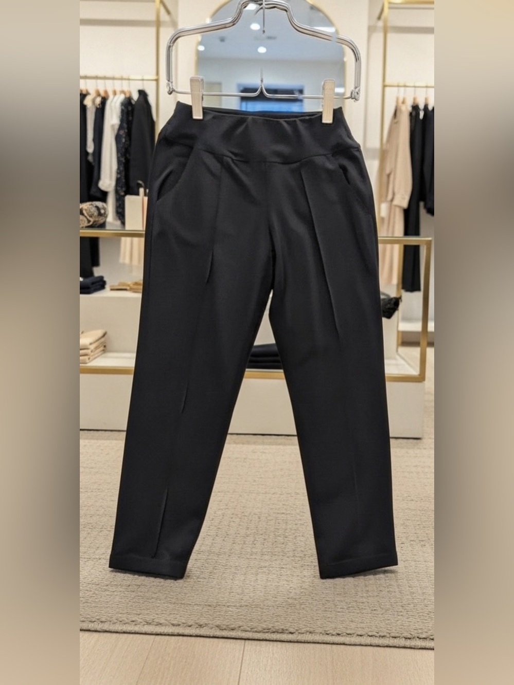 Te Verde Athletics Black Pull-On Pants Size Small NWOT